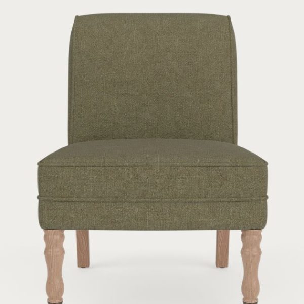 Madeleine Armchair, Signature Linen Moss