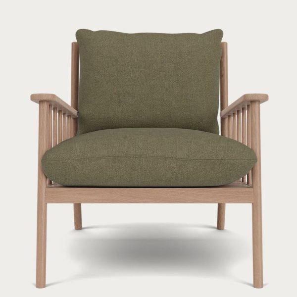 Casey Armchair, Linen Moss