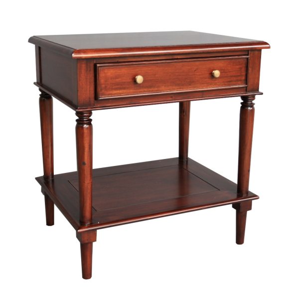 Solid Mahogany 1 Drawer Sofa Table
