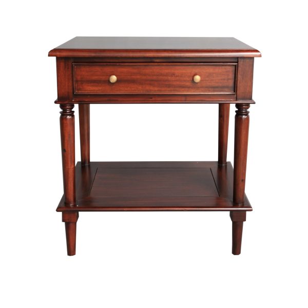 Solid Mahogany 1 Drawer Sofa Table