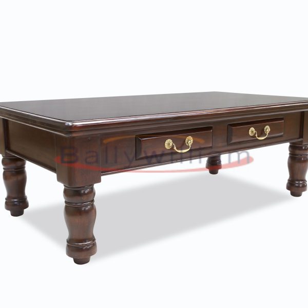 Solid Mahogany Colonial Coffee Table - 110cm