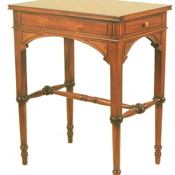 Solid Mahogany Inlaid Table