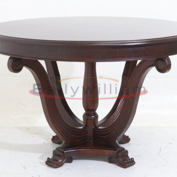 Solid Mahogany James Round Dining Table